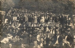 T2/T3 1913 Szamosújvár, Gherla; ünneplő Tömeg / Celebrating People. Photo   (EK) - Ohne Zuordnung