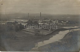 T2/T3 1909 Szászrégen, Reghin; Fűrésztelep / Sawmill. Photo (EK) - Ohne Zuordnung