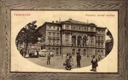 T2/T3 1911 Temesvár, Timisoara; Ferenc József Színház, Utcai árusok, Piac. 8188. / Theatre, Vendors At The Market (EK) - Ohne Zuordnung