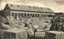 T2/T3 1912 Vaskoh, Vascau; Márvány Telep Számozott Márvány Tömbökkel. Miklossy József Utódai Kiadása / Marble Plant With - Ohne Zuordnung