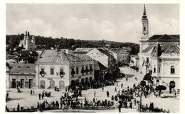 ** T1 1940 Zilah, Zalau; Bevonulás. Éder és Seres Samu üzlete / Entry Of The Hungarian Troops, Shops - Ohne Zuordnung