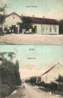 T2/T3 1912 Zsibó, Jibou; Vasútállomás, Árpád Utca / Railway Station, Street (EK) - Ohne Zuordnung