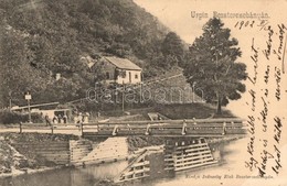 T2 1902 Besztercebánya, Banská Bystrica; Urpin Részlet A Garammal, Híd. Kiadja Ivánszky Elek / Urpín Mountain, Hron Rive - Zonder Classificatie