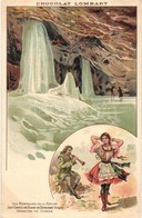 ** T2 Dobsina, Dobschau; Les Gaves De Glace / Jégbarlang, Folklór, Csárdás Tánc. Francia Csokoládé Reklám / Ice Cave, Hu - Non Classés