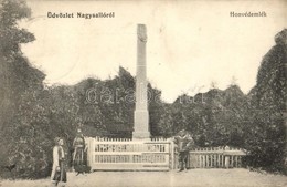 T2 1916 Nagysalló, Tekovské Luzany, Velké Sarluhy; Honvéd Emlék / Military Monument - Ohne Zuordnung