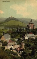 T2/T3 1909 Selmecbánya, Schemnitz, Banska Stiavnica; Hegybányai (Szélaknai) Kapu, Leányvár. Joerges / Gate, Castle - Ohne Zuordnung