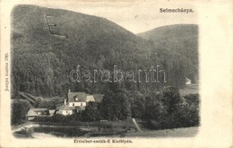 T2 1906 Selmecbánya, Schemnitz, Banská Stiavnica; Erzsébet Emlék 'E' Kisiblyén (Csókliget). Kiadja Joerges / 'Erzsébet'  - Non Classés