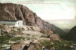 * T2 Tátra, Tatry; Kis-Tar-pataki-völgy, Öt Tó A Téry Menházzal. Feitzinger Ede No. 969. 1905. / Klein-Kohlbachthal, Fün - Non Classificati