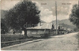 ** T2/T3 Uzsok, Uzhok; Utcakép. Roth Adolf Kiadása 1918. / Street View - Non Classificati