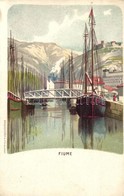 ** T2/T3 Fiume, Rijeka; Bruchsteiner és Fia / Litho Art Postcard.  (EK) - Non Classés