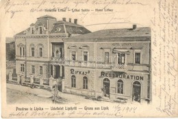 T2/T3 1904 Lipik, Lifkay Szálloda és étterem / Hotel And Restaurant (EK) - Non Classificati