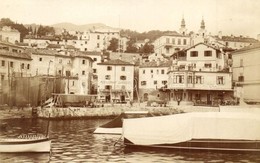 * T2 1913 Volosko, Volosca; Város A Mólóról Nézve, Riviera Kávéház,  Ambrozic Szálloda / Kavana / View From The Pier, Ca - Ohne Zuordnung