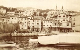 * T2 1913 Volosko, Volosca; Város A Mólóról Nézve, Riviera Kávéház,  Ambrozic Szálloda / Kavana / View From The Pier, Ca - Unclassified