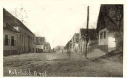 T2 1929 Fraknónádasd, Rohrbach Bei Mattersburg; Utcakép / Strasse / Street. Photo - Sin Clasificación