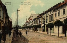 * T2/T3 1909 Kismarton, Eisenstadt; Deák Ferenc Utca, üzletek. Kern Viktor Kiadása / Street View, Shops (Rb) - Non Classés