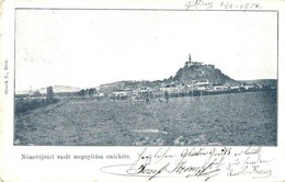 T2/T3 1904 Németújvár, Güssing; A Vasút Megnyitásának Emlékére, Kiadja Storch Ede / Memorial Card For The Opening Of The - Ohne Zuordnung