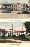 T2/T3 1911 Tarcsa, Tatzmannsdorf; Batthyány Szálló, Olvasóterem. Hönigmann Jakab Kiadása / Hotel Mit Lesehalle / Hotel A - Non Classés