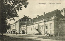 T2 1916 Csáktornya, Cakovec; Uradalmi Tisztilak (Zalaújvári Kastély) / Officers' House (castle) + K.u.K. Reserve-Spital - Ohne Zuordnung