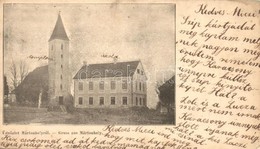 T2/T3 1899 Mártonhely, Martjanci; Templom és Iskola / Church And School (fl) - Ohne Zuordnung