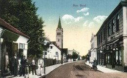 T2 Brod, Bosanski Brod; Street View With Shops - Ohne Zuordnung