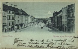 T2/T3 1901 Tartu, Dorpat; Grosser Markt / Square (tiny Tear) - Zonder Classificatie