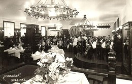 ** T1 Helsinki, Hungaria étterem Belső Cigány Muzsikusokkal / Hungarian Restaurant Interior With Gypsy Music Band (Hunga - Non Classés