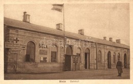 ** T2 Bielsko-Biala, Bielitz; Bahnhof, Kranken Transport Abteilung Bugarmee / Railway Station In WWI - Ohne Zuordnung