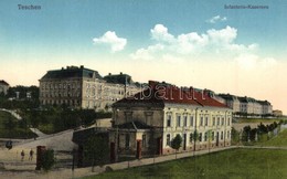 ** T1 Cieszyn, Teschen; Infanterie Kasernen. Ed. Feitzinger No. 7. / Infantry Barracks - Sin Clasificación