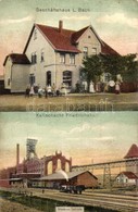 T2 1910 Sehnde, Geschäftshaus L. Bach, Kalischacht Friedrichshall / Shop And Potash Salt Mine, Industrial Railway With L - Unclassified