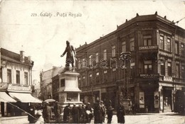 * T3 Galati, Piata Regala, Caminul Sionist, Banca De Scont Romaniei, Prevederea, Cofetaria Unirea, C. Linos & D. Danali, - Non Classificati