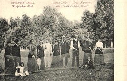 ** T1 Vrnjacka Banja, Wrnjatschka Bad; Villa Paradies, Speil Kroket / Tennis Court With Tennis Players - Non Classés