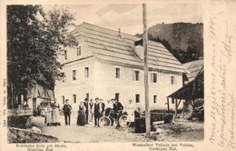 T2 1903 Bohinjska Bela, Wocheiner Vellach (Bled, Veldes); Gostilna Rot / Gasthaus Rot. Fotograf Fr. Pavlin / Restaurant  - Zonder Classificatie