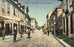 T2 Ljubljana, Laibach; Dunajska Cesta / Street View, Tram, Shop Of K. Camernik - Non Classés