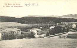 T2 1907 Pivka, St. Petra Na Krasu, San Pietro Del Carso, St. Peter In Krain; Bahnhof / Railway Station - Zonder Classificatie