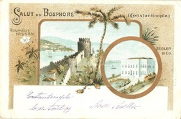 T2/T3 1899 Constantinople, Istanbul; Bosphore / Bosphorus / Bogazi. Art Nouveau, Floral, Litho  (EK) - Sin Clasificación