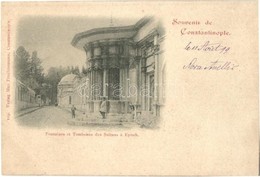 T2 1899 Constantinople, Istanbul; Fontaines Et Tombeaux Des Sultans A Eyoub / Fountain And Tomb Of Eyüp - Non Classés