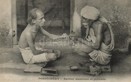 ** T1 Pondicherry, Puducherry; Barbier Manicure Et Pédicure / Indian Folklore, Manicure & Pedicure Barber - Sin Clasificación