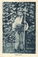 ** 5 Db RÉGI Albán Népviseletes Motívumlap / 5 Pre-1945 Albanian Folklore Motive Postcards. Photo Studio Marubbi - Zonder Classificatie