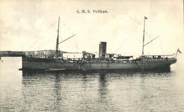 ** T2 SMS Pelikan Minenschiff / K.u.K. Kriegsmarine Minelayer Ship. G. Fano 1907-08. - Zonder Classificatie