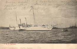 T2/T3 1908 SMS Fantasie Osztrák-magyar Haditengerészet Kerekes Gőzhajója, 'admirálishajó' / K.u.K. Kriegsmarine Raddampf - Non Classificati