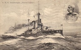 * T2/T3 SMS Viribus Unitis Az Osztrák-Magyar Haditengerészet Tegetthoff-osztályú Csatahajója / WWI Austro-Hungarian Navy - Zonder Classificatie