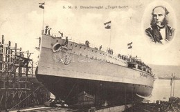 ** T1 Trieszt, SMS Tegetthoff Osztrák-magyar Haditengerészet Tegetthoff-osztályú Csatahajójának Vízre Bocsájtása Felépít - Non Classés