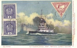 T2/T3 SMS Wien Osztrák-magyar Monarch-osztályú Partvédő Csatahajó / Nj. V. Braniteli Primorja Wien. Austrijskom Pomorsko - Zonder Classificatie