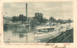 T2 1901 Szamos Monitor Budapesten Az óbudai Hajógyárban. Dunai Flottilla. Divald Károly Kidása / Donau-Flottille / Hunga - Non Classés