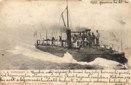 T2/T3 1905 Osztrák-magyar 11. Torpedóromboló / S.M. Torpedoboot XI. (SM Torpedoboot 11, Later Francesco Rismondo) / K.u. - Non Classés
