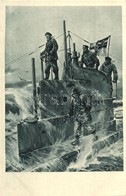** T2 Auf Dem Kommandoturm Eines U-Bootes. Offizielle Postkarte U-Boot-Tag Juni 1917 / WWI German Submarine S: Willy Stö - Non Classés