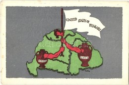 ** T2 United States Of Hungary. Plebiscit / Hungarian Irredenta Art Postcard S: Zuszkay (non PC) - Non Classés