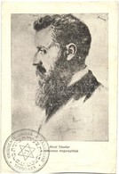 * T3/T4 Herzl Tivadar, A Cionizmus Megalapítója. Keren Kajemeth Segélylap / Theodor Herzl, Father Of Modern Political Zi - Non Classificati