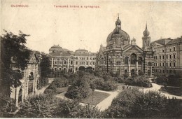 T3 Olomouc, Olmütz; Terezská Brána A Synagoga / Synagogue. Judaica (r) - Non Classés