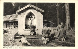 ** T1/T2 Alkonyi Ima. Az Érdekes Újság Kiadása / WWI K.u.k Military, Soldiers Praying In The Italian Front - Ohne Zuordnung